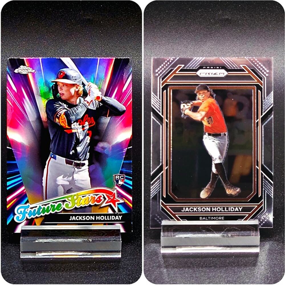 Jackson Holliday Topps Chrome Future Stars Prizm RC Baltimore Orioles Star